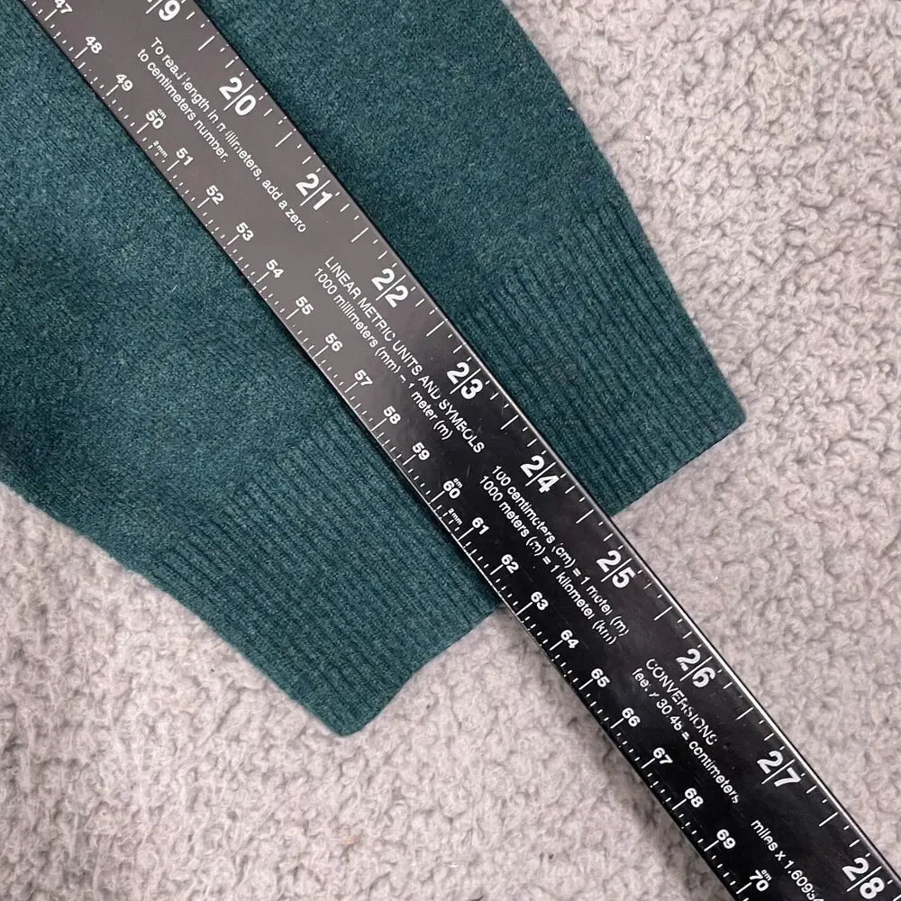 Hawker Rye Cotton Cashmere Sweater Men 3XL Hunter Green Preppy Pullover